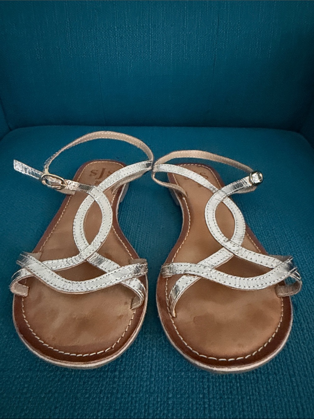 SJS Metallic Gold Sandals